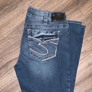 Silver Jeans Suki Mid Rise Boot Cut Jean W33/L33
